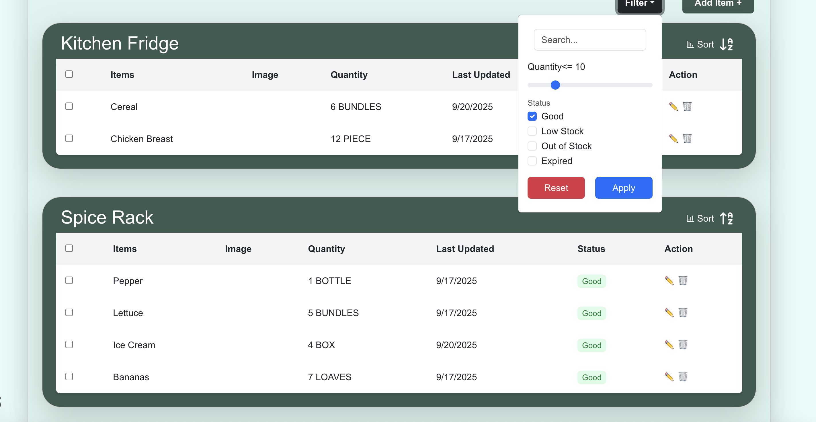 signup page